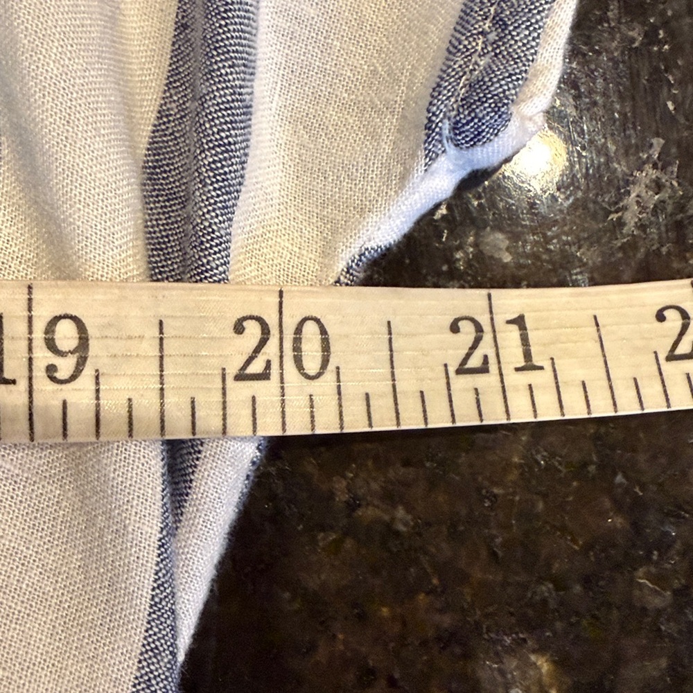 Rails Wren Seattle Stripe Linen/Rayon Dress Size Medium - Picture 7 of 13